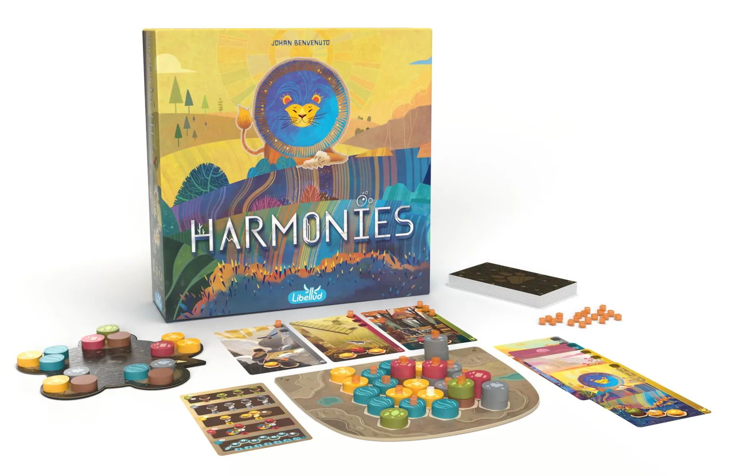 Asmodee Harmonies Brettspiel Deutsch Tier-Landschaften