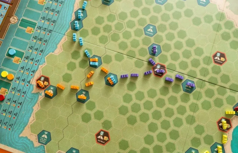Capstone Games Iberian Gauge Brettspiel Eisenbahn 3-5