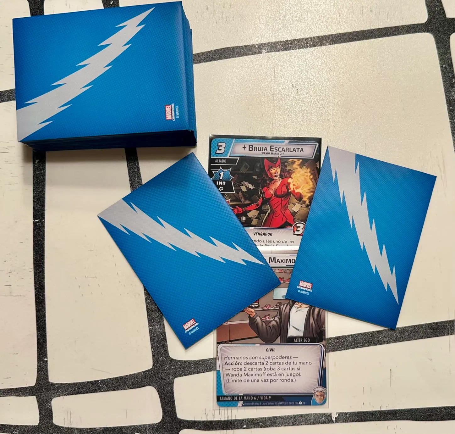 Gamegenic Marvel Champions Quicksilver Sleeves 50er Pack
