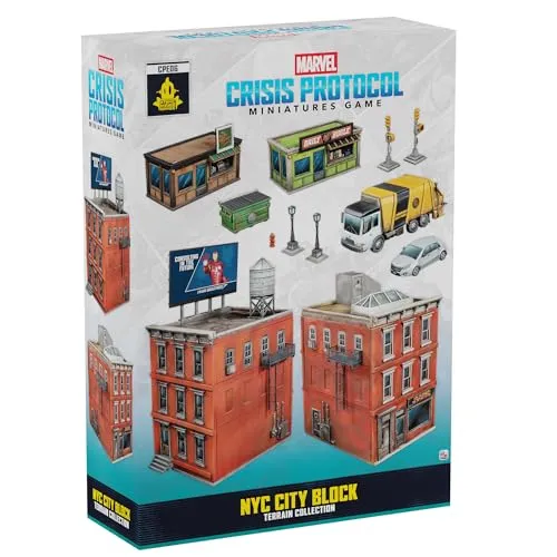 Marvel Crisis Protocol NYC City Block Terrain-Pack