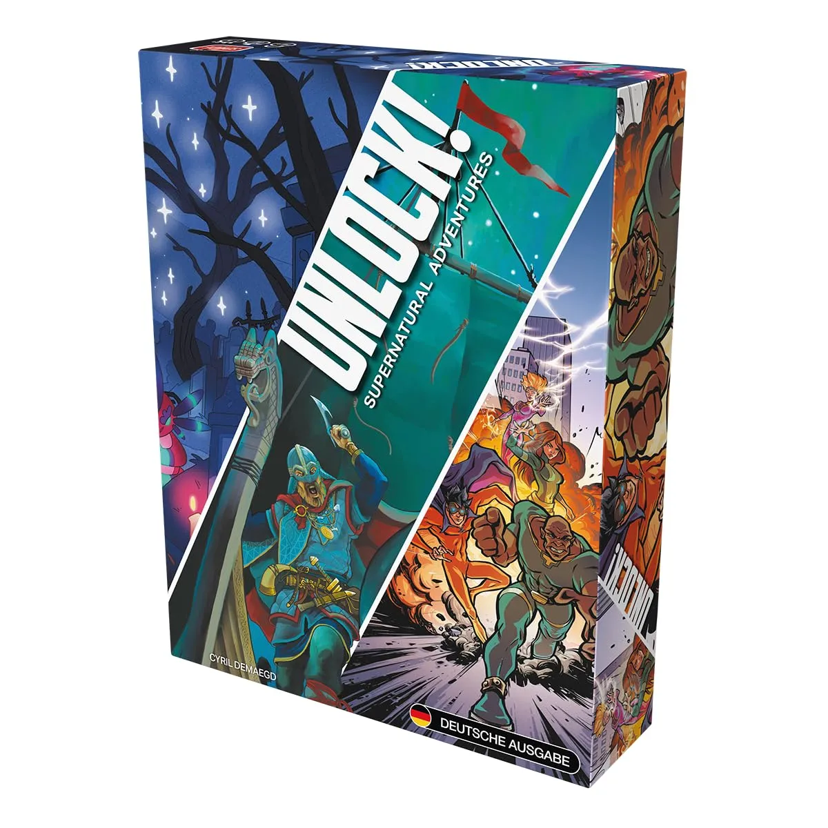 Asmodee Unlock Supernatural Adventures Familienspiel deutsch