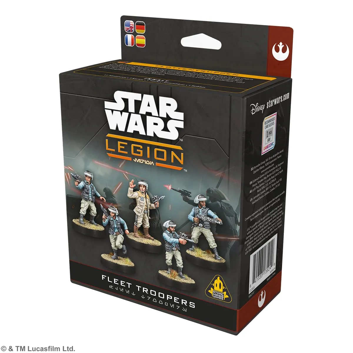 Star Wars Legion Fleet Troopers Tabletop-Erweiterung Rebellen