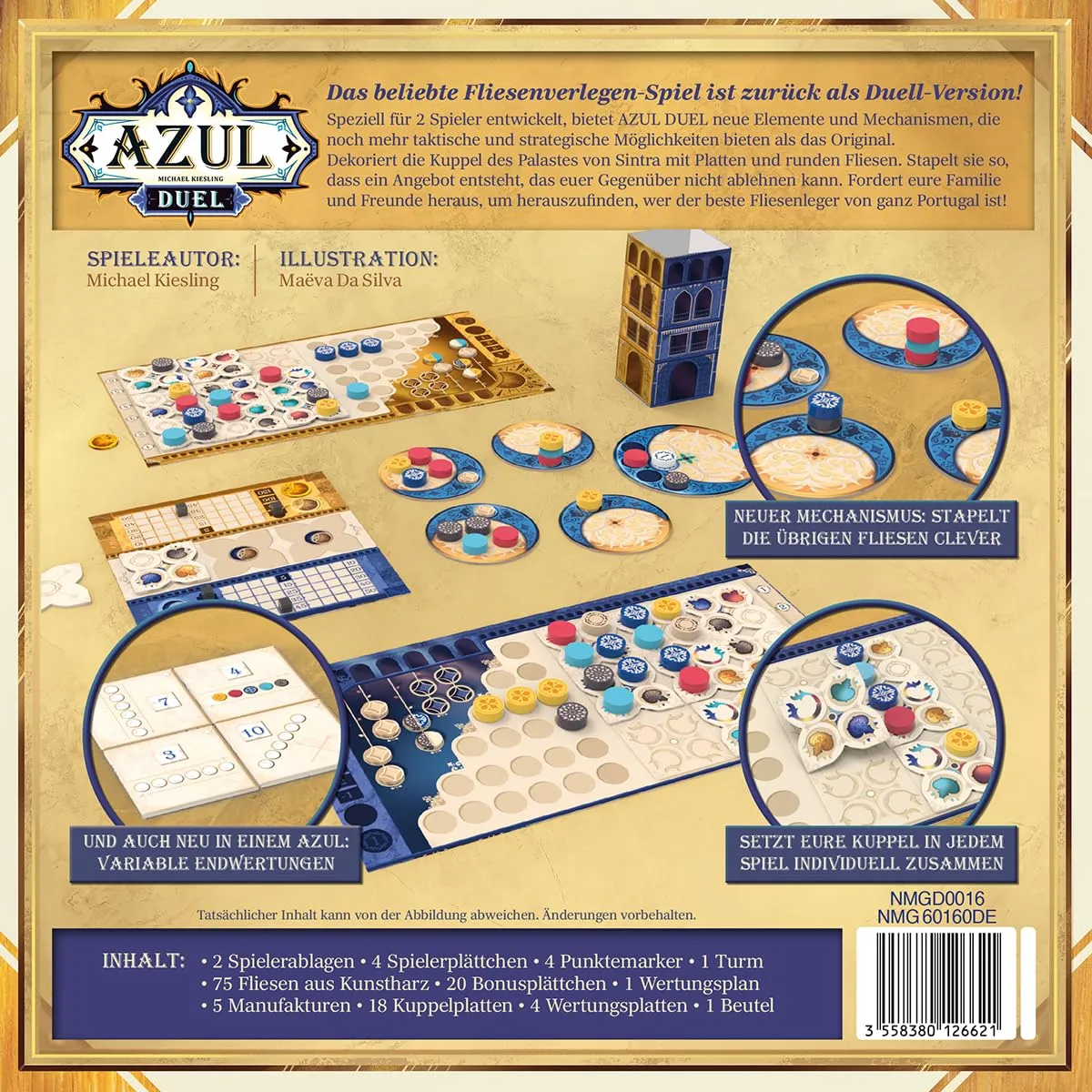 Asmodee Azul Duel Brettspiel für 2 Personen Deutsch