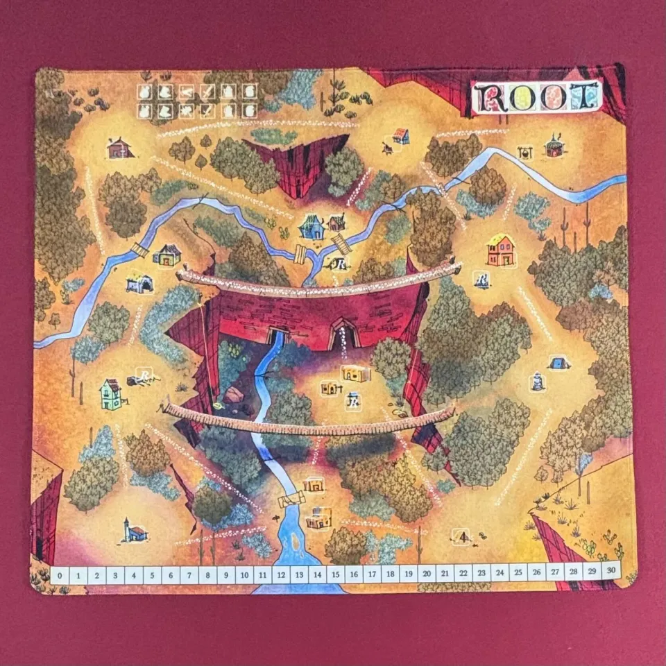 Leder Games Root Playmat Marsh Gorge Neopren