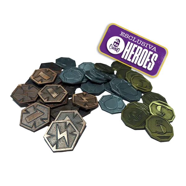 Cranio Barrage Metal Coins Metallmünzen Set