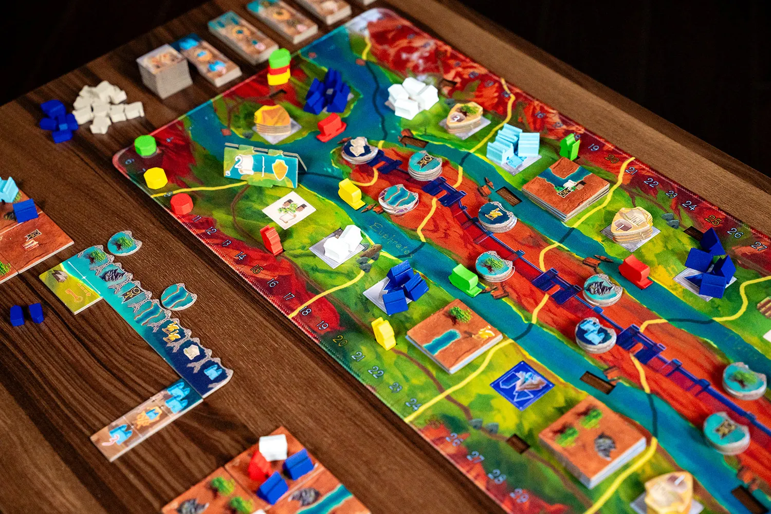 Capstone Games Papyria Brettspiel Zivilisation und Wissen