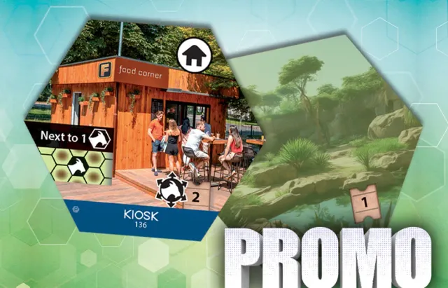 Capstone Games Sanctuary Kiosk Promo Plättchen Streichelzoo