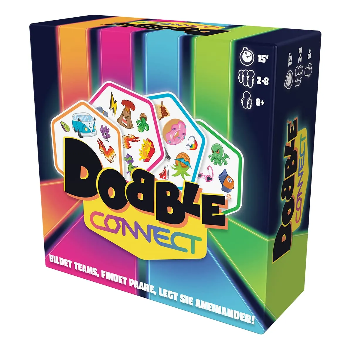 Dobble Connect Kartenspiel Teamspiel 90 Karten