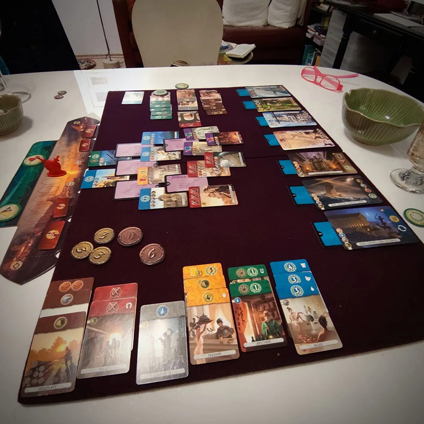 7 Wonders Duel Grundspiel Strategiespiel 2 Spieler Deutsch