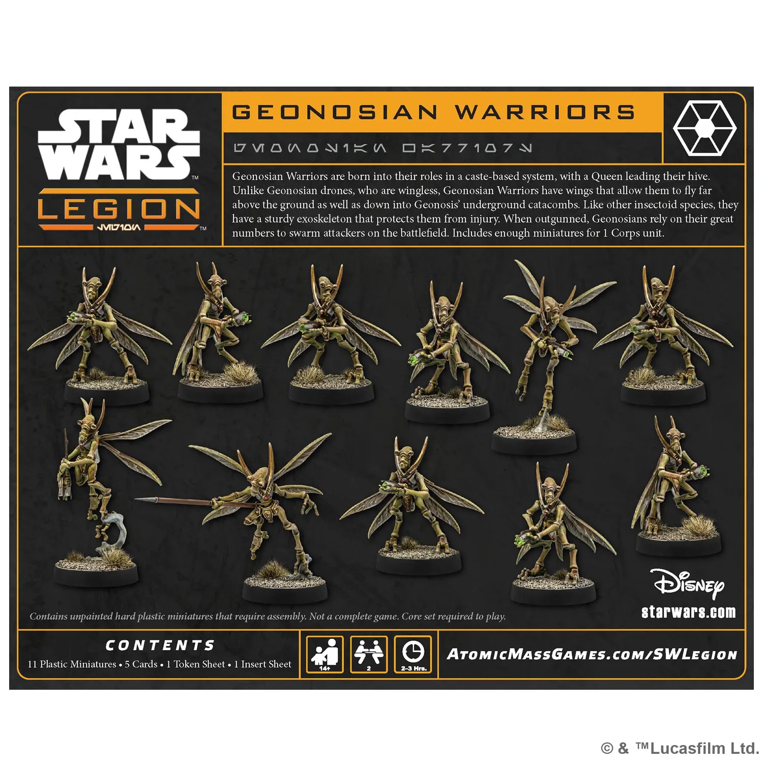 Asmodee Star Wars: Legion Geonosian Warriors Erweiterung Separatisten