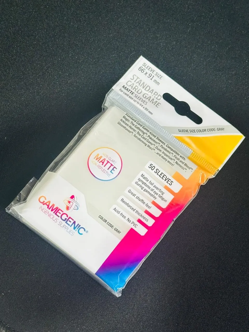 Gamegenic Matte Standard Kartenhüllen Sleeves Polypropylen