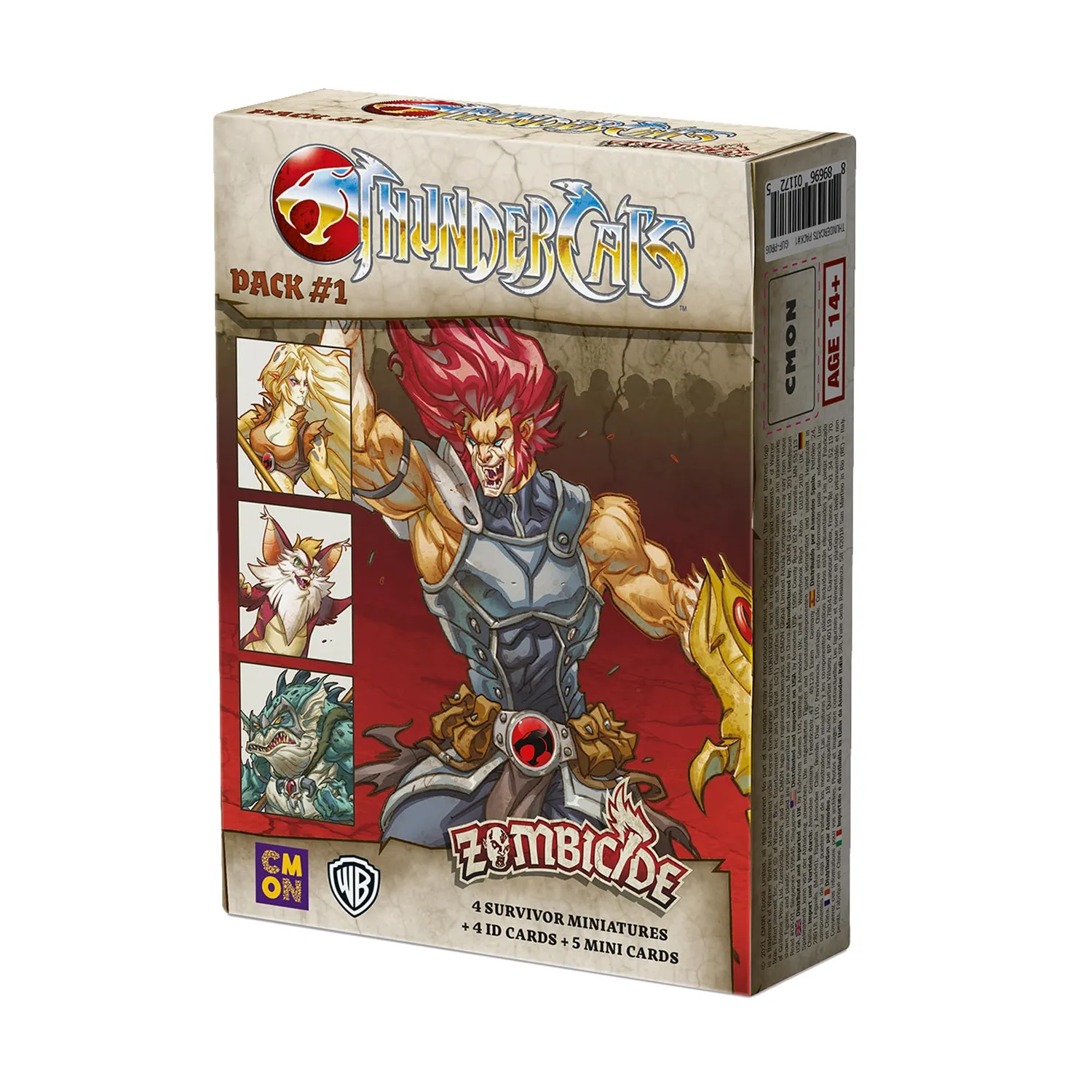 CMON Zombicide Thundercats Pack 1 Helden-Erweiterung deutsch