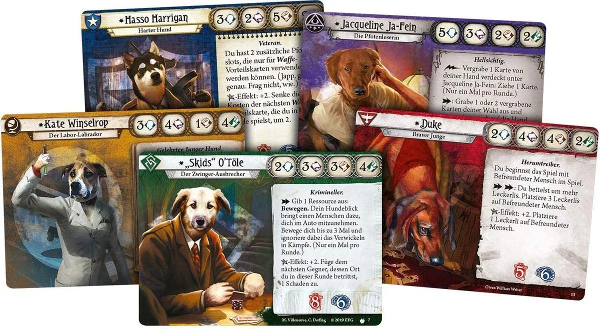 Fantasy Flight Games Barkham Horror LCG Verstrickungen Miaulathotep