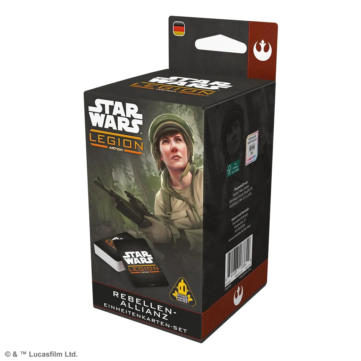 Star Wars Legion Rebellen Einheitenkarten-Set Tabletop deutsch