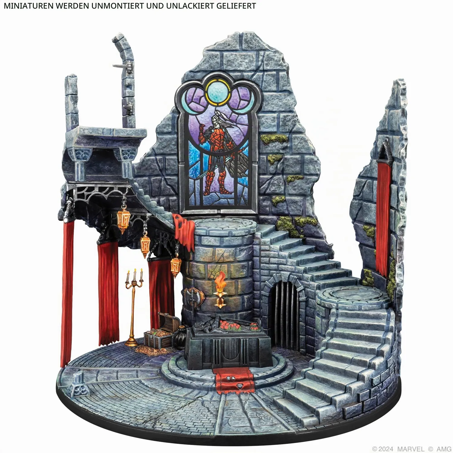 Asmodee Marvel Crisis Protocol Tomb of Dracula Terrain Pack