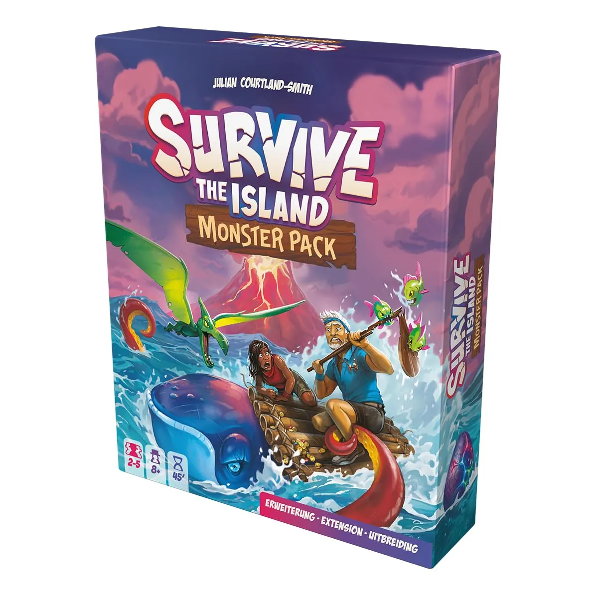 Asmodee Survive The Island Monster Pack Erweiterung mehrsprachig