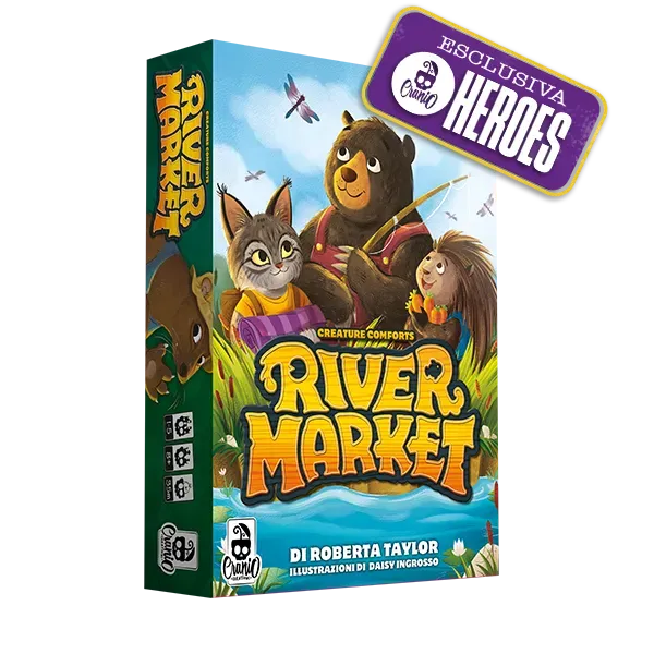 Cranio River Market Deluxe Edition Familienspiel