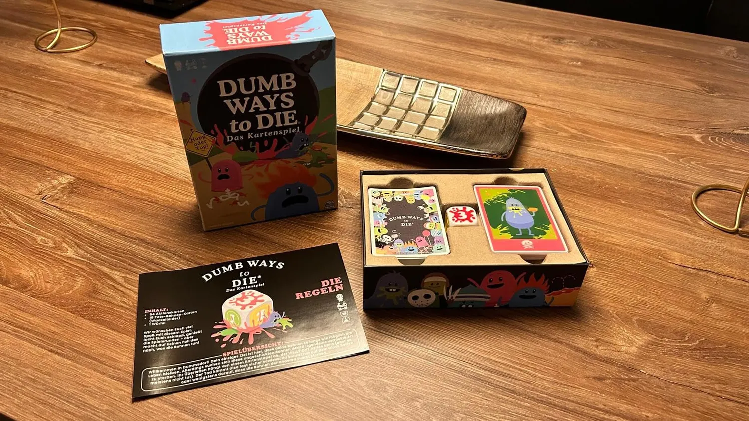 Spin Master Dumb Ways to Die Kartenspiel deutsch ab 12 Jahren
