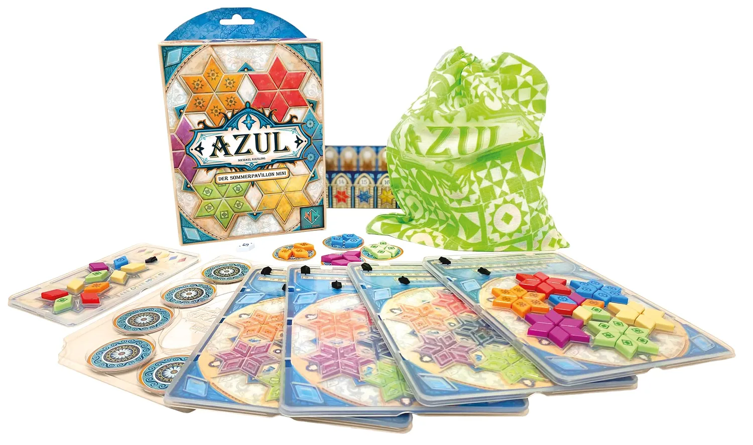Azul Sommerpavillon Mini Familienspiel Deutsch Reise
