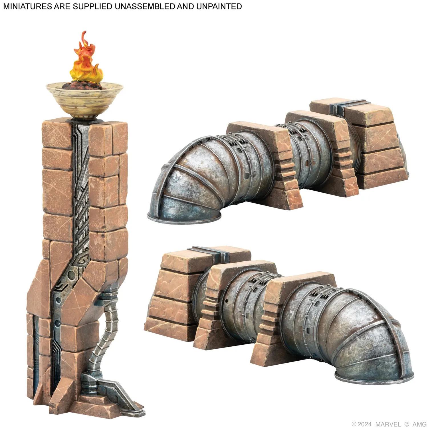 Asmodee Marvel Crisis Protocol Dark Future Geländeset