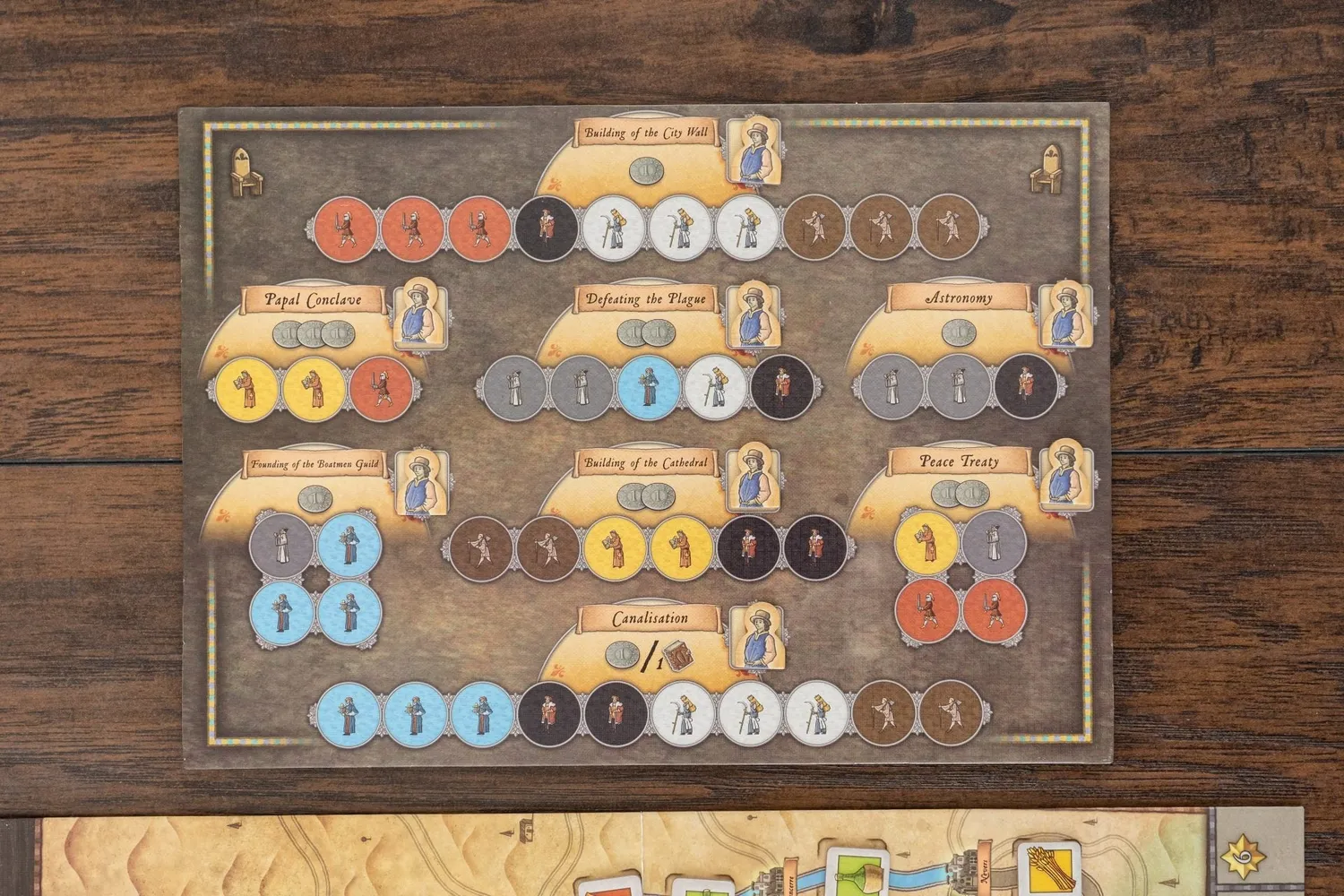 Capstone Games Orléans Brettspiel Grundspiel Bag-Building
