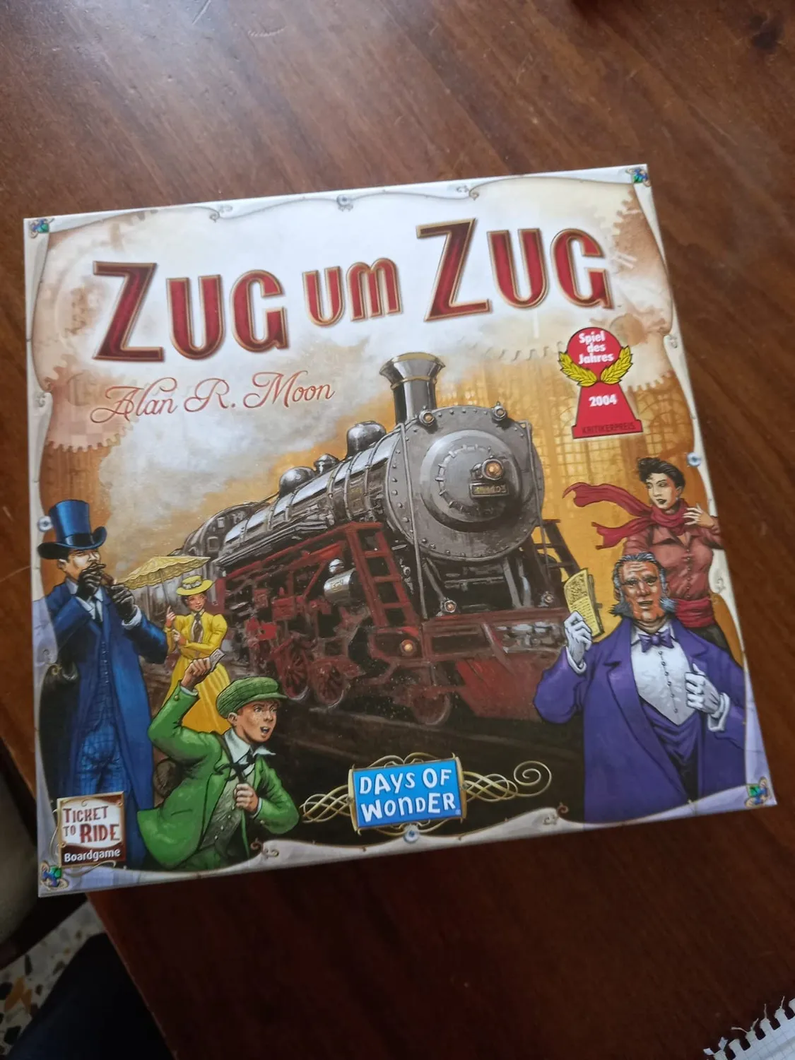 Days of Wonder Zug um Zug Grundspiel Alte Version Familie