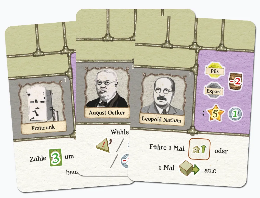 Spielefaible Bier Pioniere Kartenset I Freitrunk 6 Karten