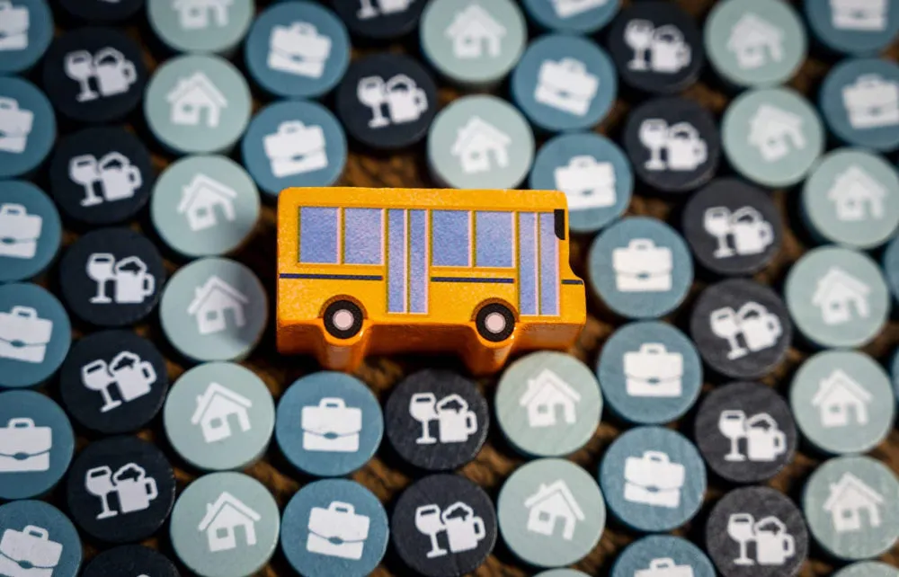 Capstone Games Bus Complete Edition Upgrade Kit Holz