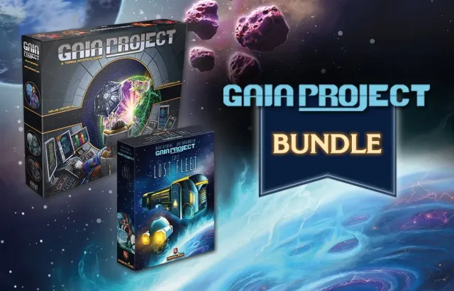 Capstone Games Gaia Project Bundle Brettspiel mit Lost Fleet