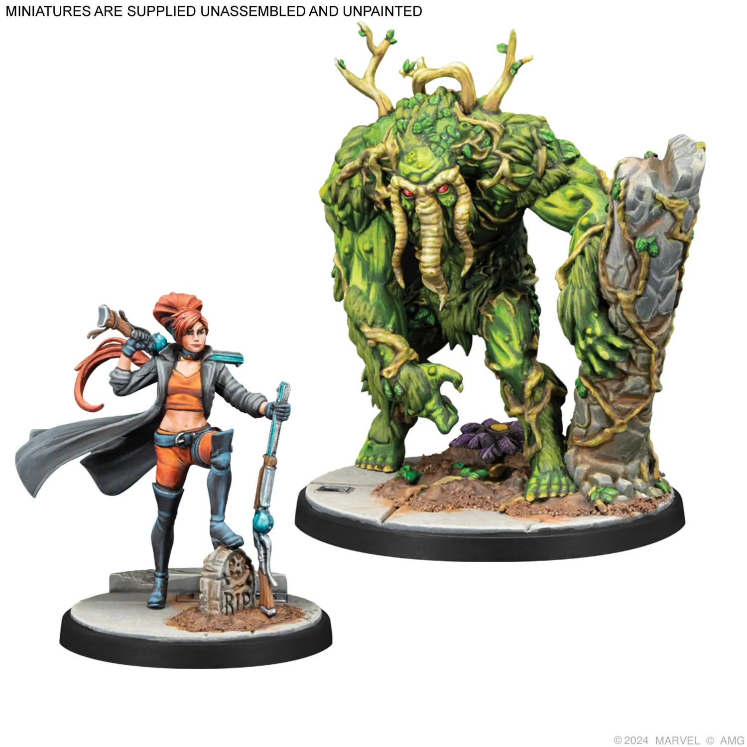 Marvel Crisis Protocol Elsa Bloodstone Man-Thing Tabletop