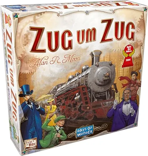 Days of Wonder Zug um Zug Grundspiel Alte Version Familie