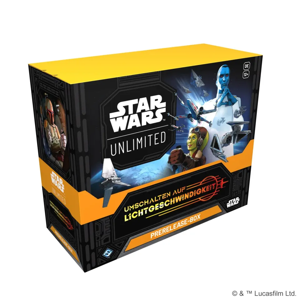 Asmodee Star Wars: Unlimited Umschalten auf Lichtgeschwindigkeit Box