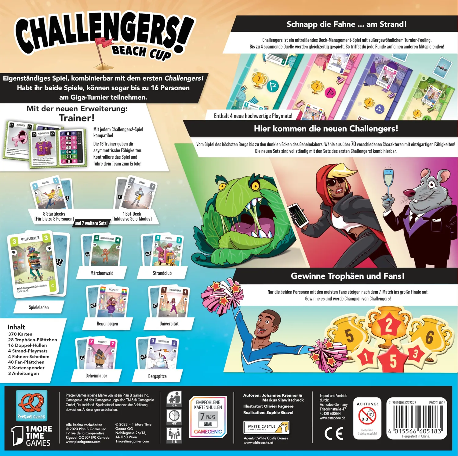 Asmodee Challengers Beach Cup Kennerspiel Turnier 1-8 Spieler