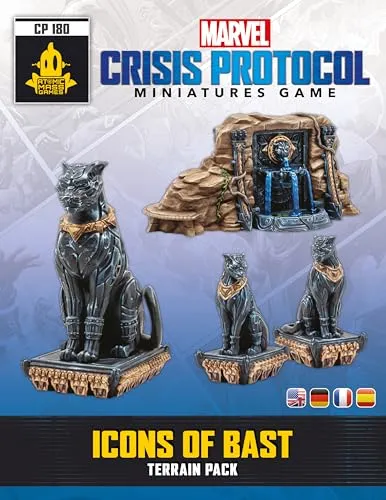 Asmodee Marvel Crisis Protocol Ikonen von Bast Terrain Pack Gelände