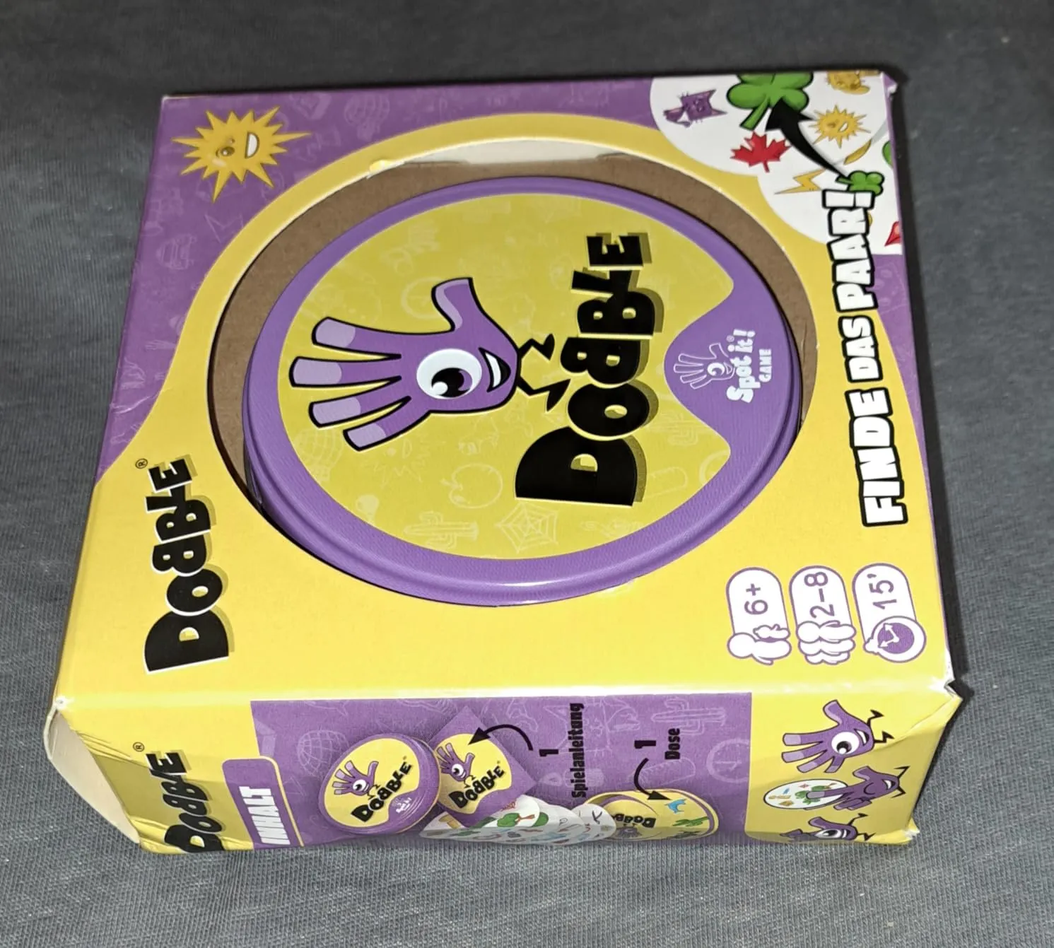 Asmodee Dobble Classic Kartenspiel Eco-Sleeve Symbole