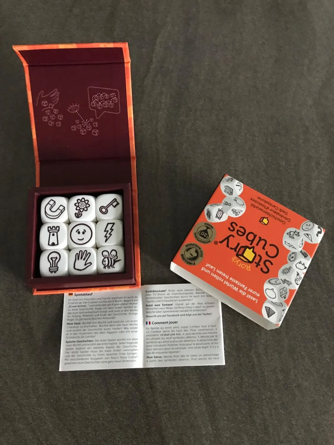 Asmodee Story Cubes Familienspiel Alte Auflage