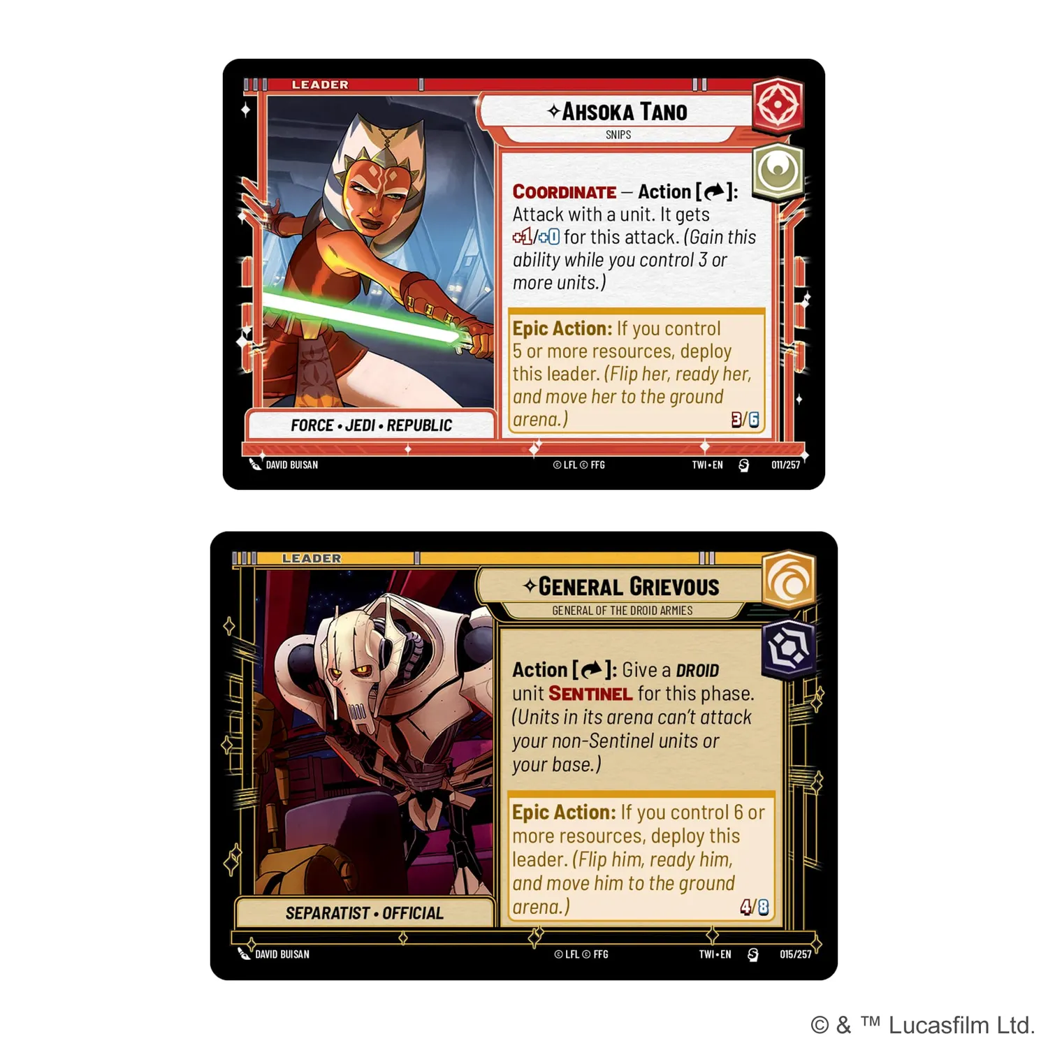Fantasy Flight Star Wars Unlimited Twilight Starter Englisch