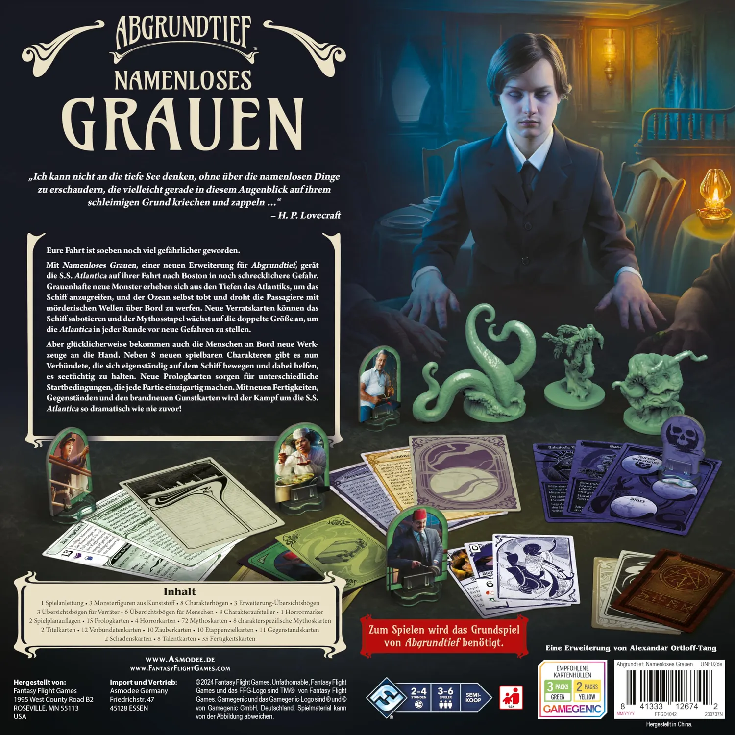 Fantasy Flight Abgrundtief Namenloses Grauen Erweiterung