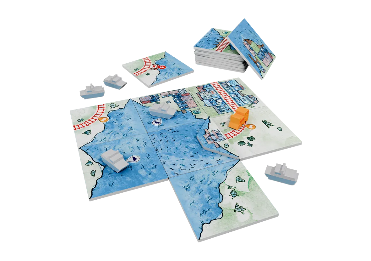 Cranio Railroad Tiles Lakes Erweiterung Brettspiel