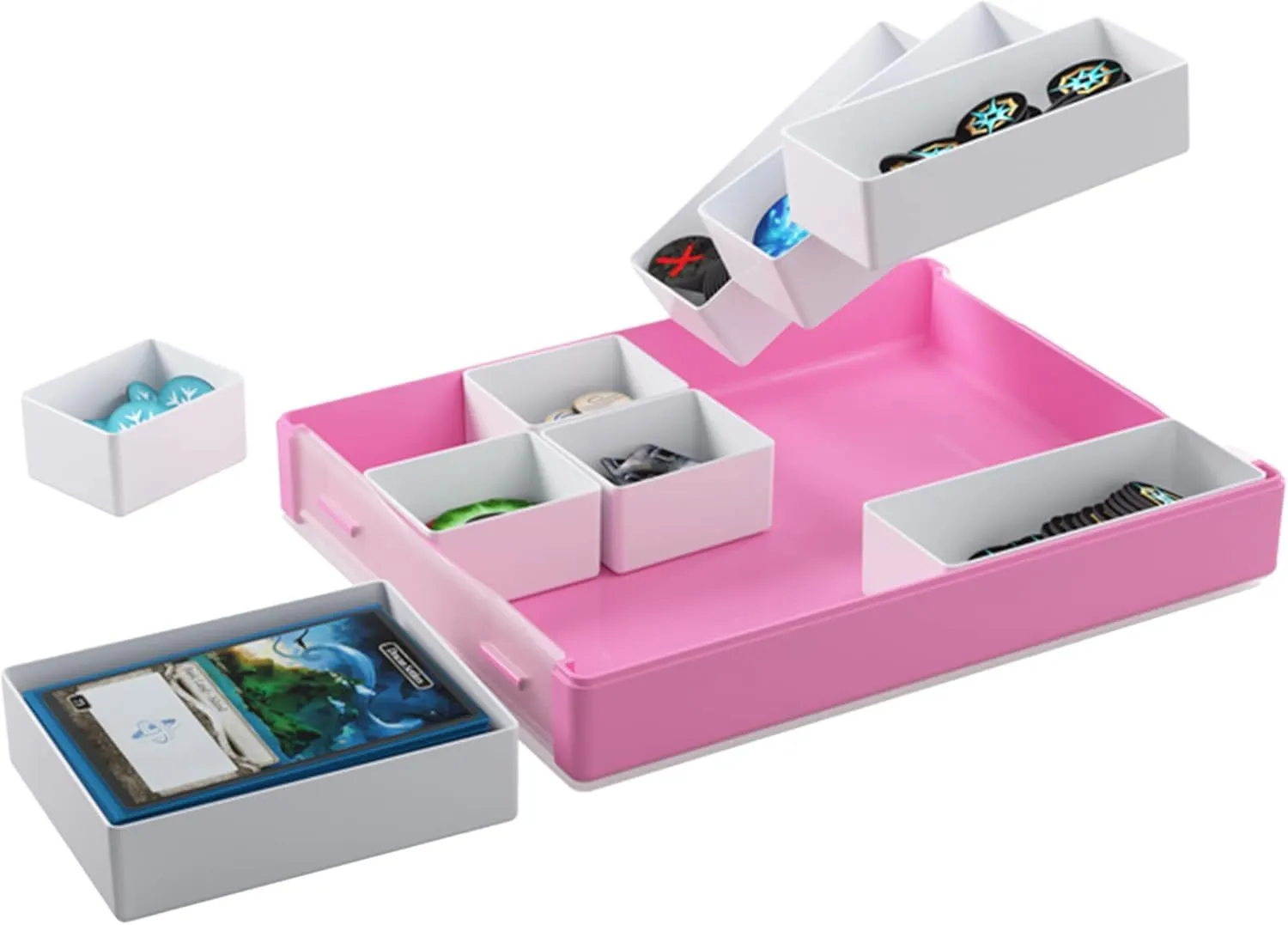 Gamegenic Token Silo Tokenbox Weiß 16,8x21,8x3,4cm stapelbar