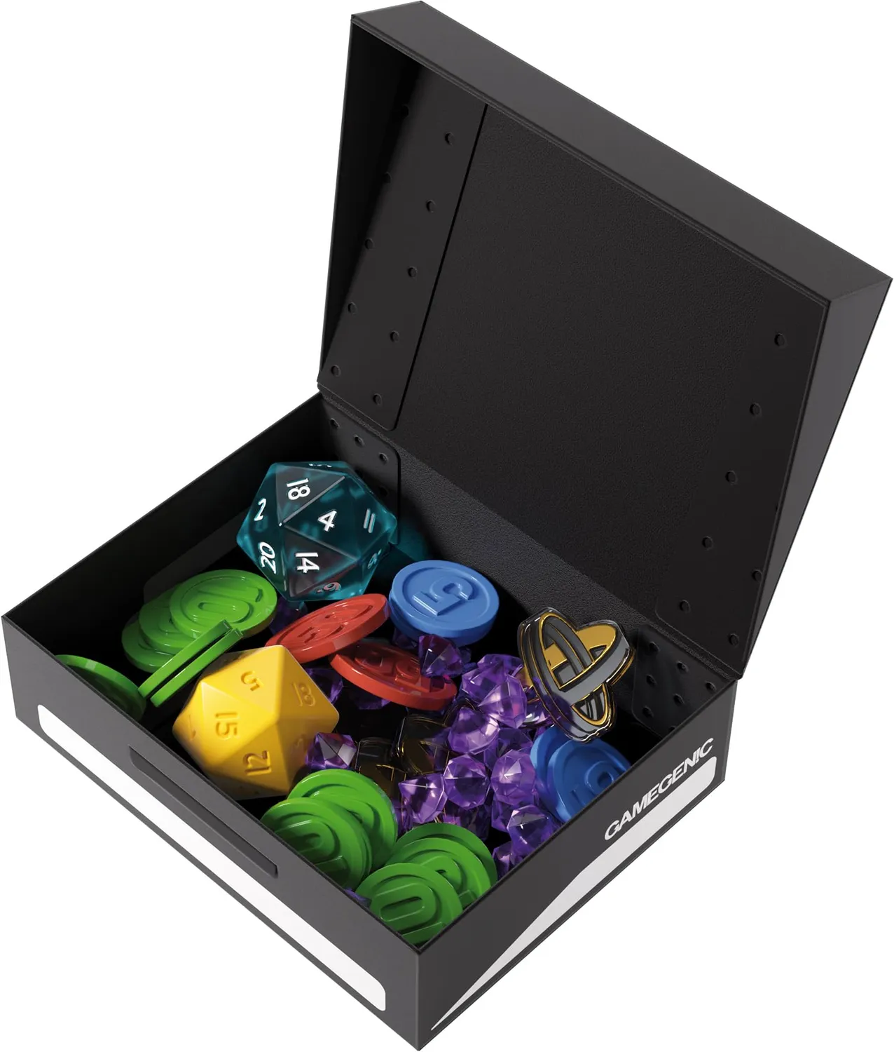 Gamegenic Token Holder Aufbewahrung Schwarz 10,5x8x3 cm