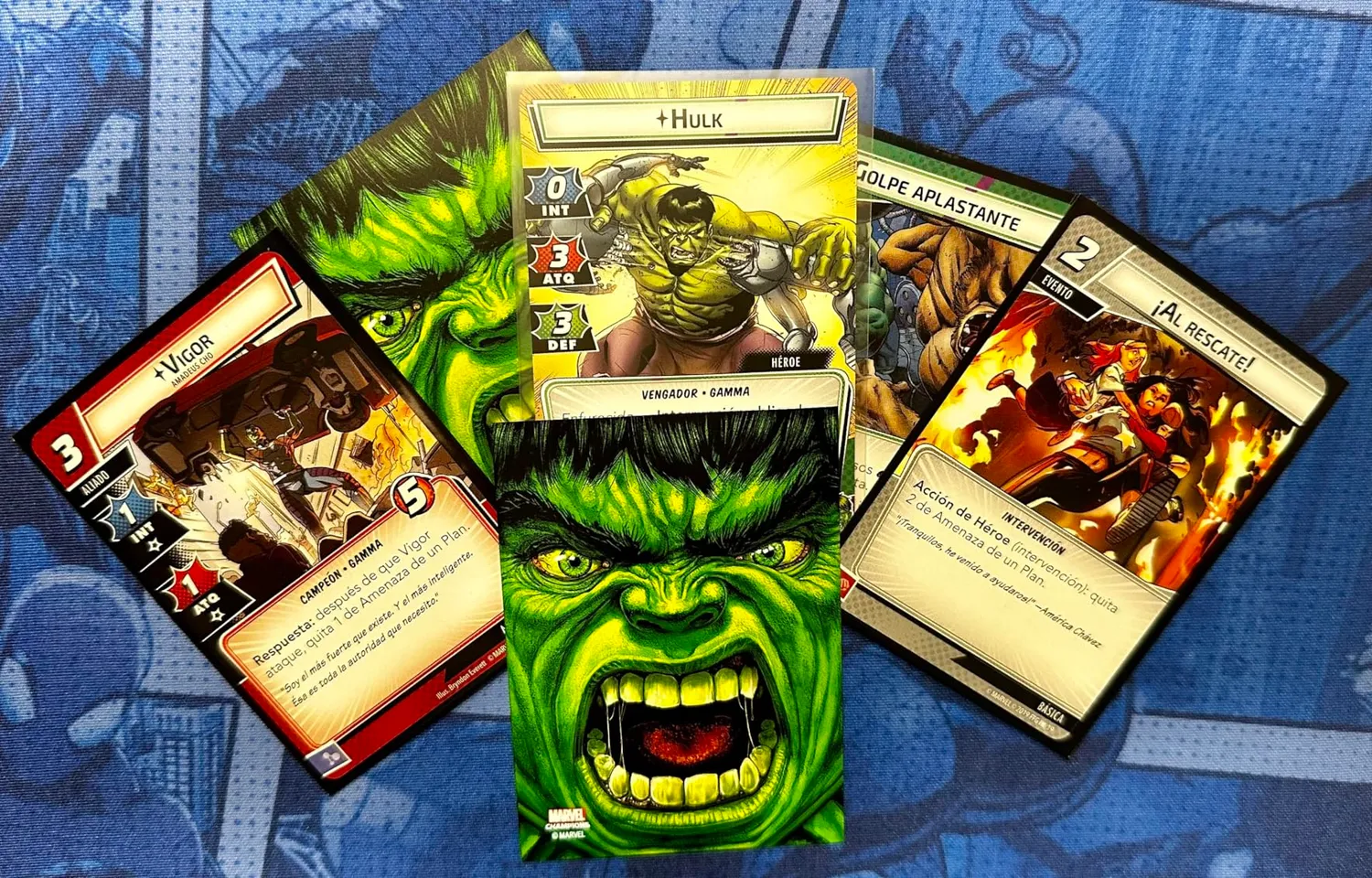 Gamegenic Marvel Champions Hulk Art Sleeves Kartenhüllen 50er matt