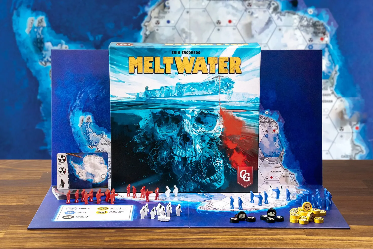 Capstone Games Meltwater Brettspiel Duell 2 Spieler
