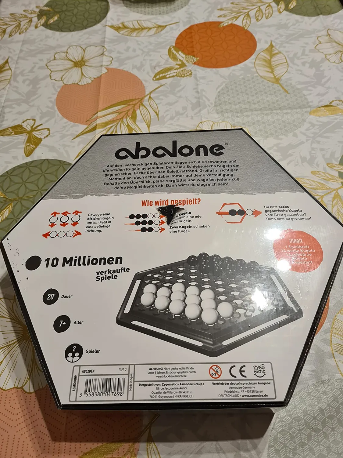 Asmodee Abalone redesigned Strategiespiel 2 Spieler