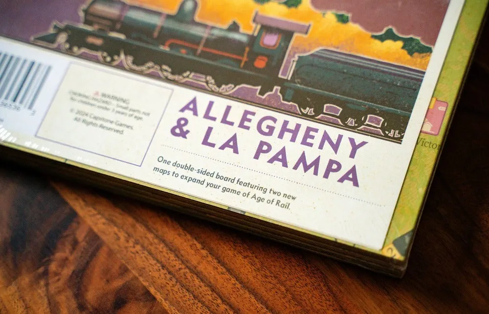Capstone Games Iron Rail Age of Rail Allegheny Erweiterung