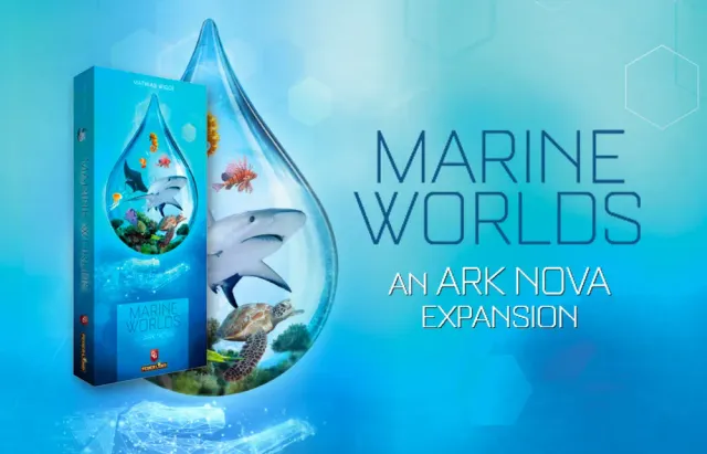 Capstone Games Ark Nova Marine Worlds Erweiterung Aquarium