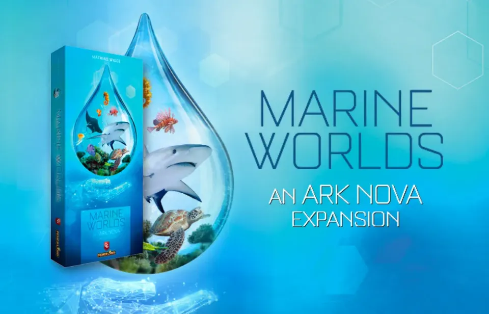Capstone Games Ark Nova Marine Worlds Erweiterung Aquarium