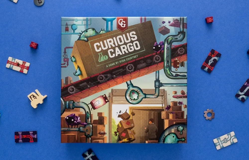 Capstone Games Curious Cargo Brettspiel 2 Personen Logistik