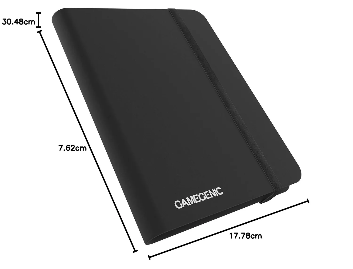 Gamegenic Casual Album 8-Pocket Sammelalbum Schwarz 160 Karten