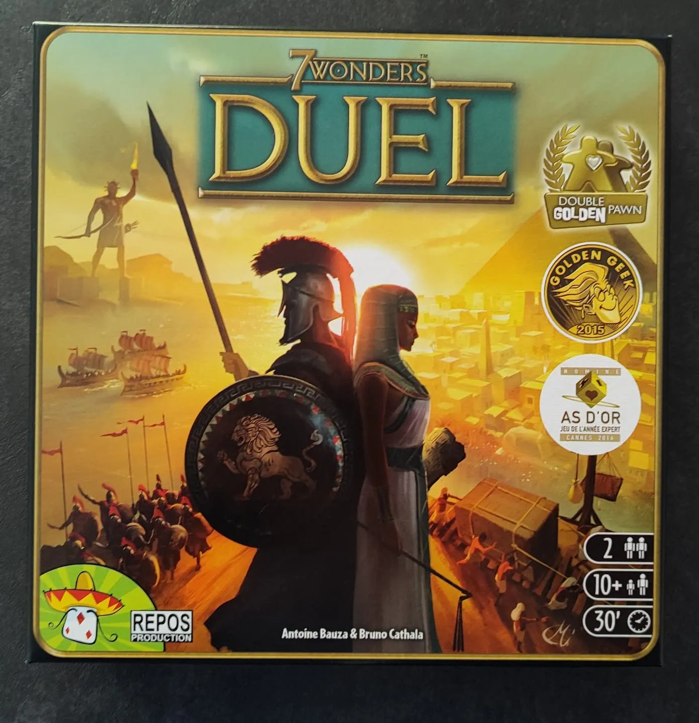 7 Wonders Duel Grundspiel Strategiespiel 2 Spieler Deutsch
